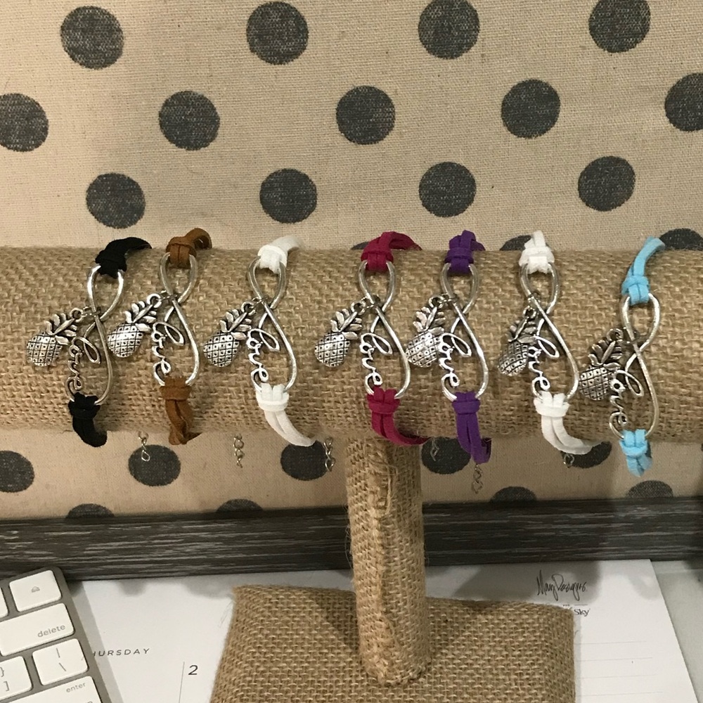 Infinity love bracelets.